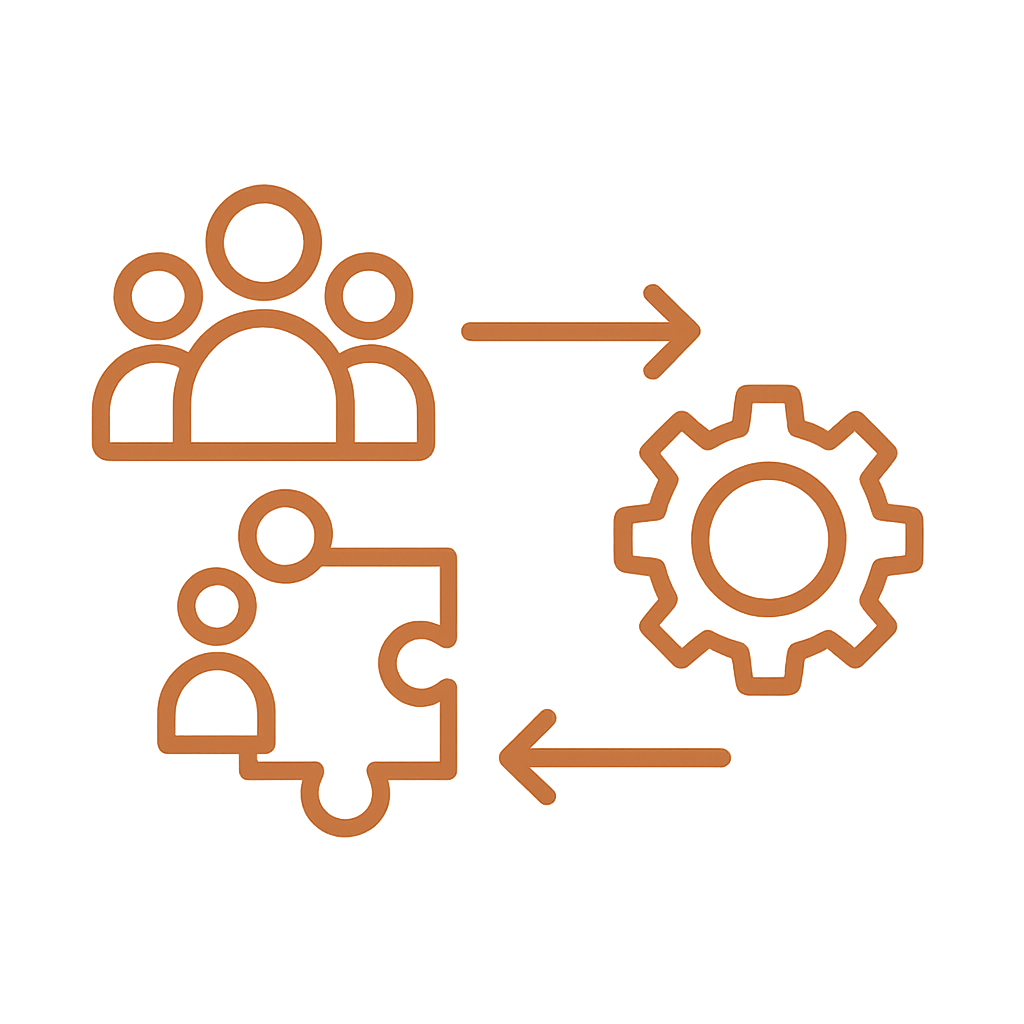 Illustration för CRM- & ERP-integrationer