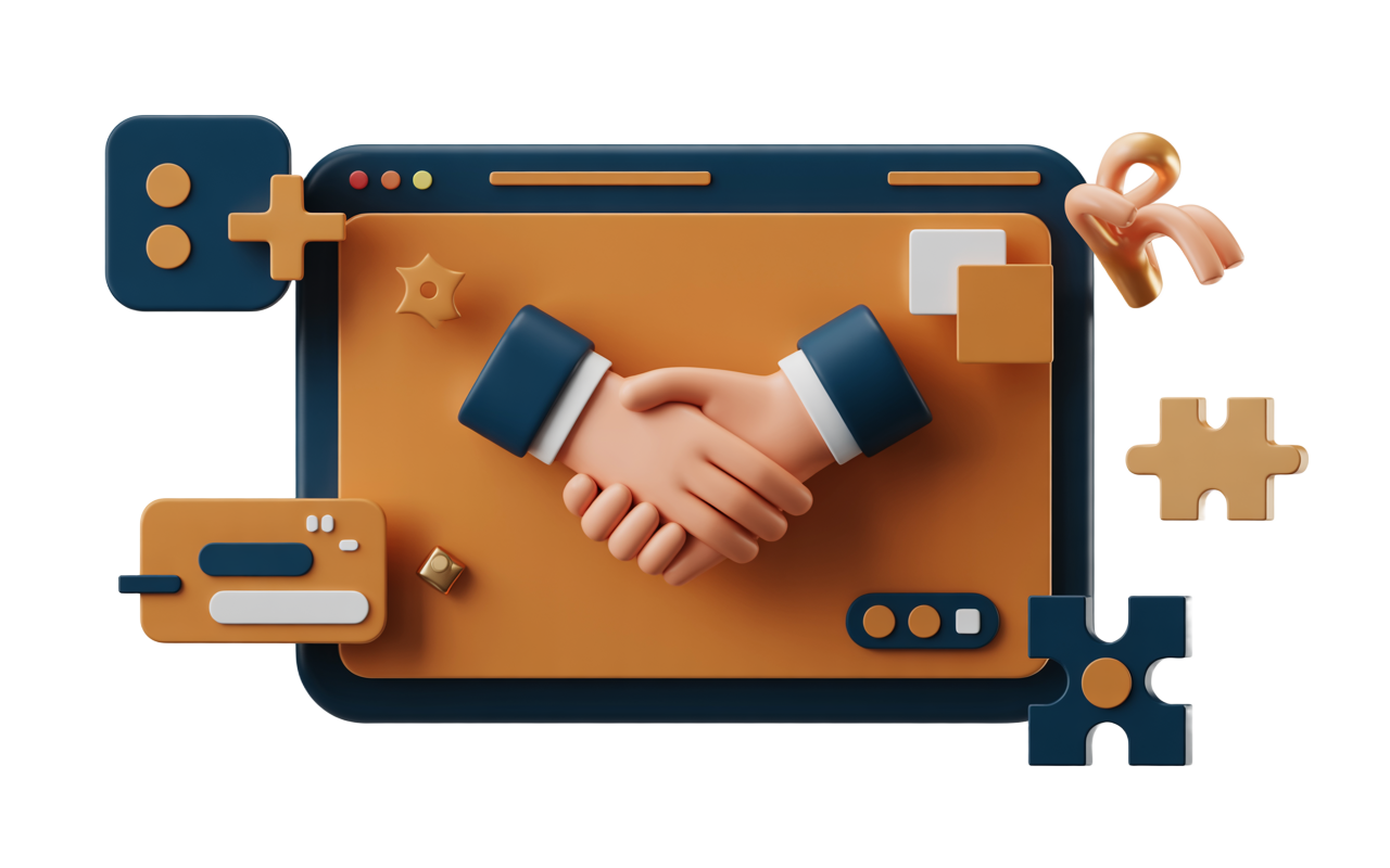 Partnerskap Illustration